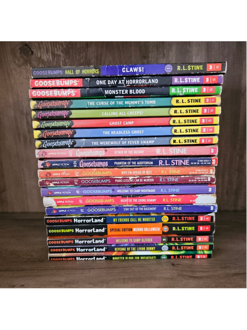 R.L. Stine Goosebumps Mixed Lot of 20 Paperback Books